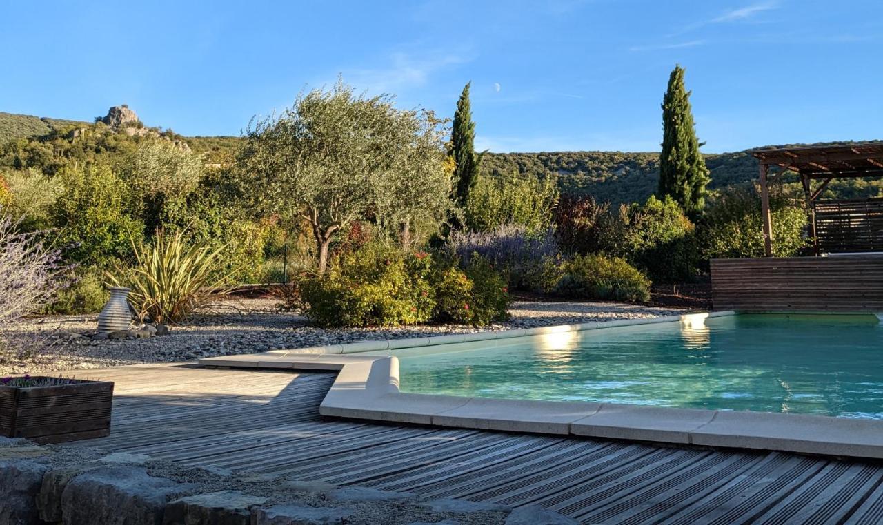 Roulotte De La Villa Font Vive - Tout Equipee, Tout Confort, Situation Ideale Sud Ardeche Grospierres Luaran gambar